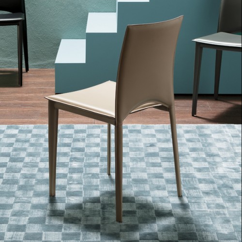Ozzio Sedia Viva art. S330 completamente rivestita da H.86 cm