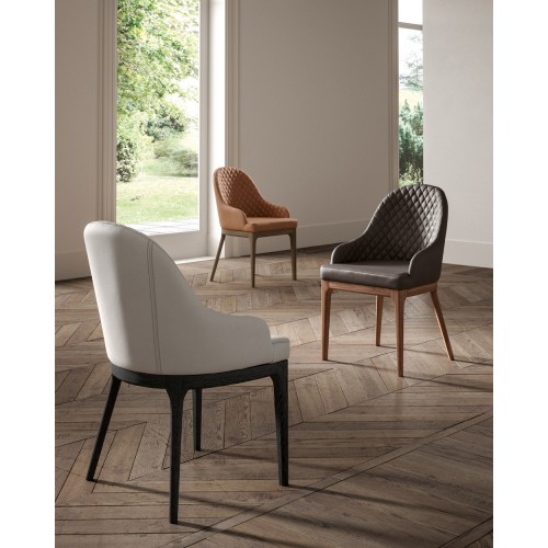 Ozzio Armchair Thelma art. S456 completely covered by H.83 cm