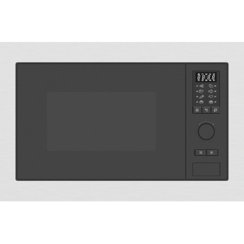 Barazza Built-in microwave CITY ADVANCE 1MOI 60 cm satin stainless steel and black finish