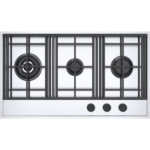 Table de cuisson gaz Barazza LAB EVOLUTION 1PLE2D 88 cm finition inox satiné