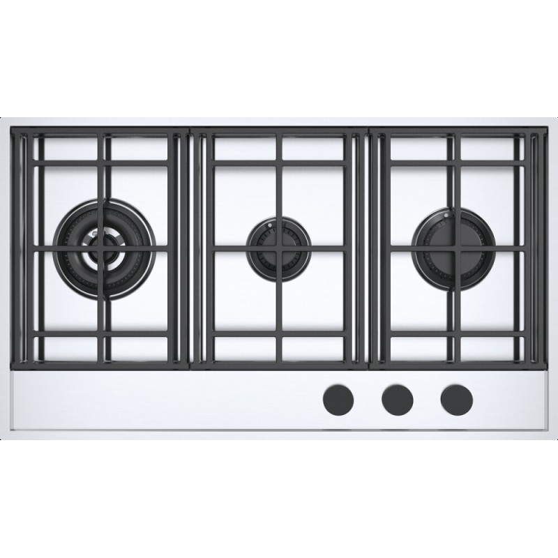  Table de cuisson gaz Barazza LAB EVOLUTION 1PLE2D 88 cm finition inox satiné