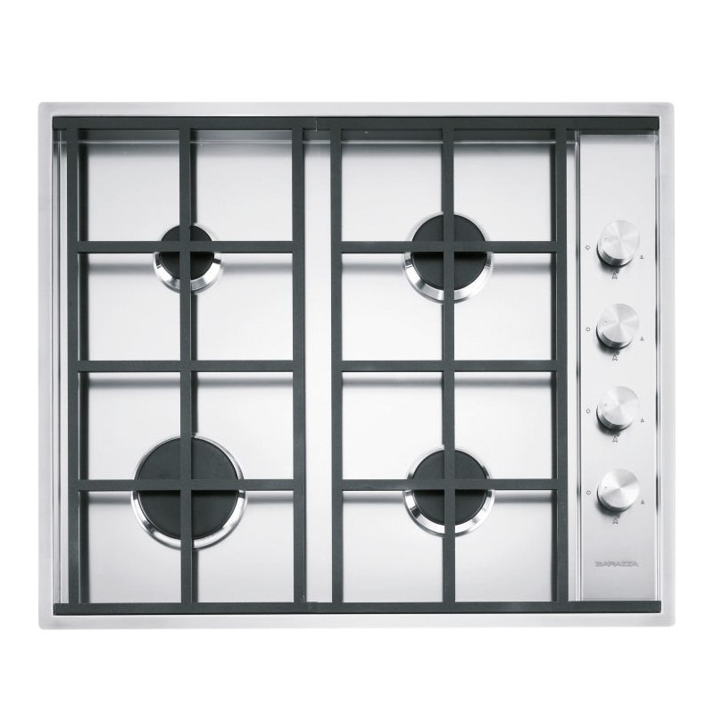 Barazza Piano cottura a gas LAB 1PLB4 finitura inox satinato da 62 cm