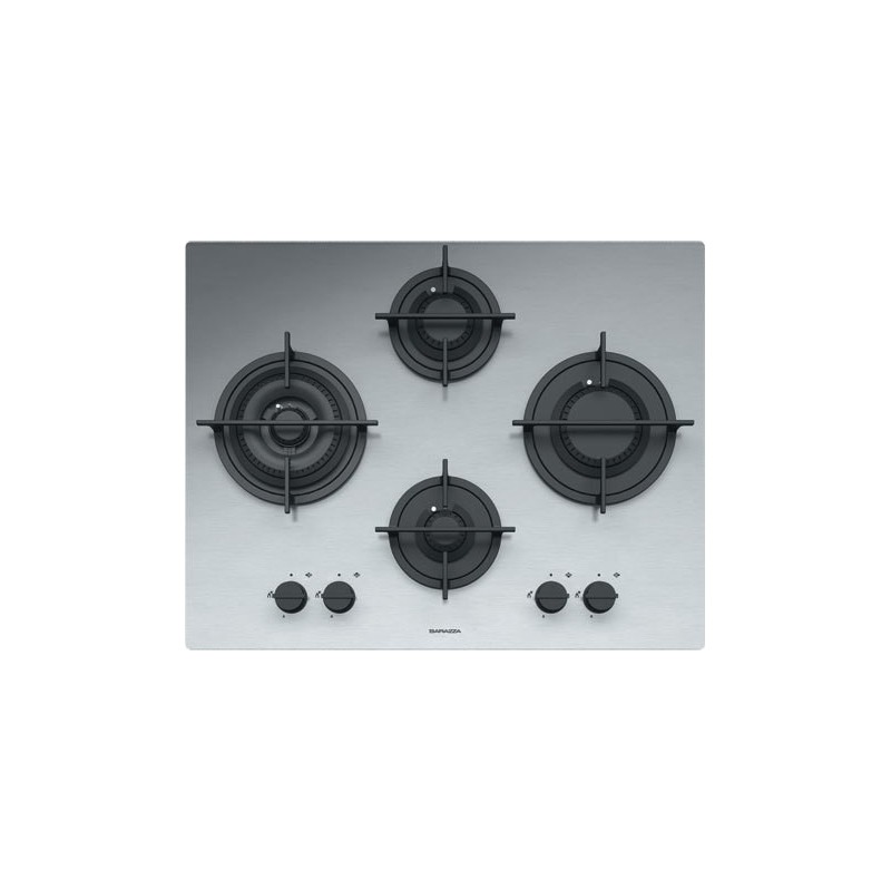  Barazza Gas hob MOOD 1PMD64 65 cm satin stainless steel finish