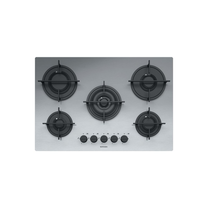  Barazza MOOD 1PMD75 gas hob 75 cm satin stainless steel finish