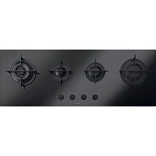 Barazza MOOD 1PMD104N gas hob in 110 cm black glass ceramic