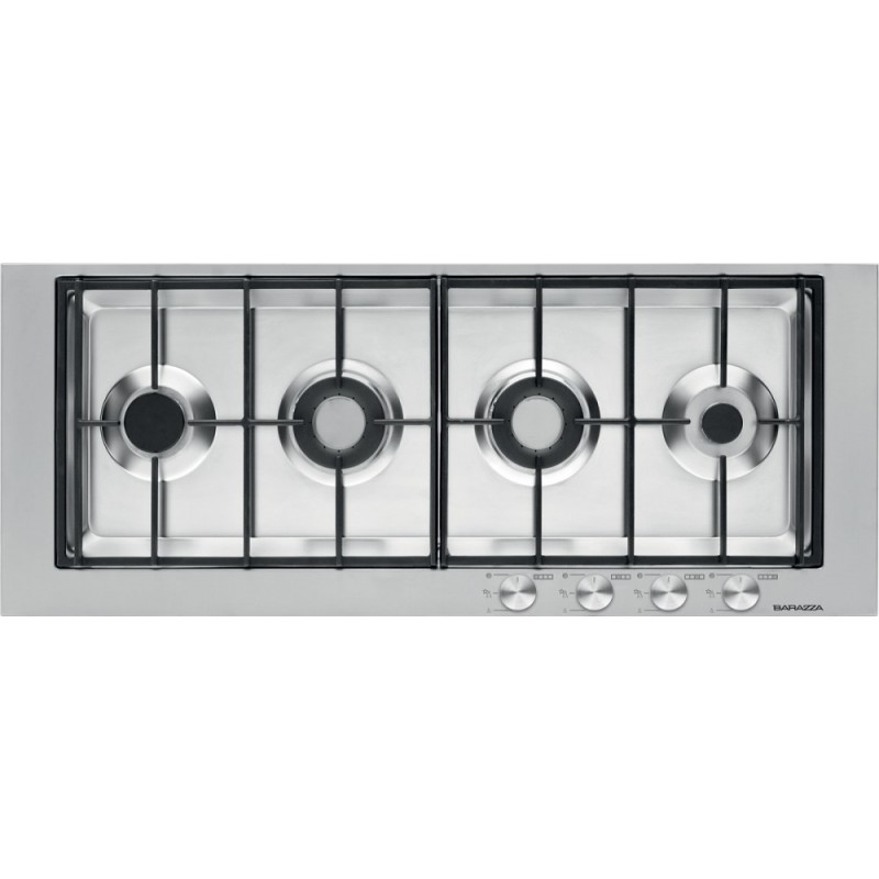  Barazza Piano cottura a gas B_FREE 1PBF104 finitura inox satinato da 100 cm