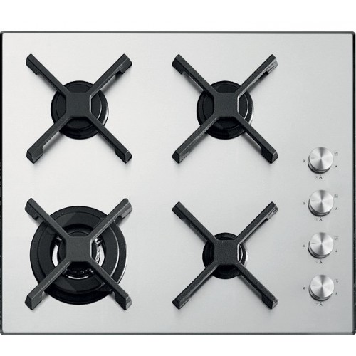Barazza Gas hob SELECT PLUS 1PSPT64 59 cm satin stainless steel finish