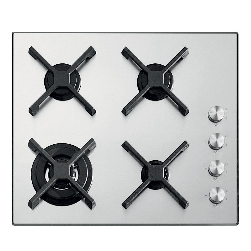  Barazza Piano cottura a gas SELECT PLUS 1PSPT64 finitura inox satinato da 59 cm