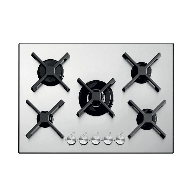  Barazza SELECT PLUS 1PSP75 placa de gas 70 cm acabado acero inoxidable satinado