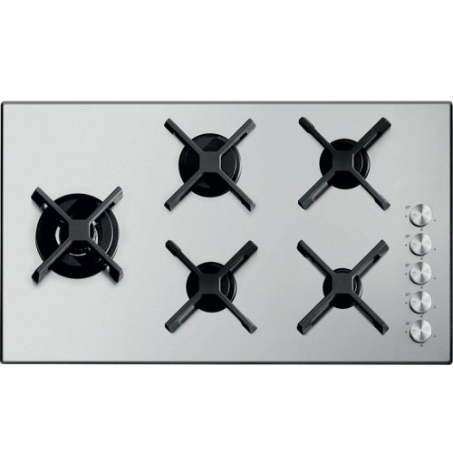 Table de cuisson gaz Barazza SELECT PLUS 1PSP95 86 cm finition inox satiné