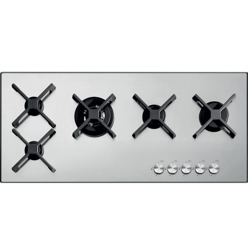 Table de cuisson gaz Barazza SELECT PLUS 1PSP105 100 cm finition inox satiné