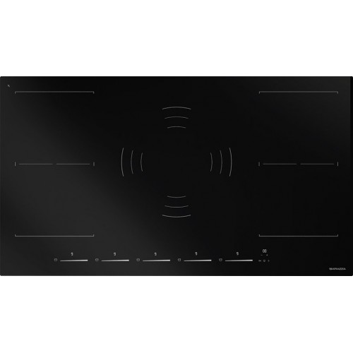 Table de cuisson à induction Barazza SPACE 1PIDS90N en vitrocéramique noire de 90 cm