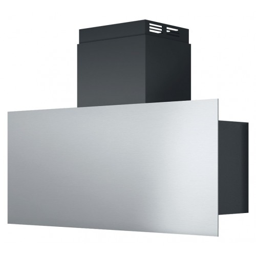 Barazza Campana de pared STEEL 1KSTP9 de 90 cm con acero inoxidable satinado y acabado negro