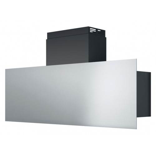 Barazza Hotte murale STEEL 1KSTP12 120 cm en acier inoxydable satiné et finition noire