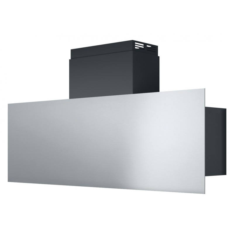  Barazza Wall hood STEEL 1KSTP12 120 cm satin stainless steel and black finish