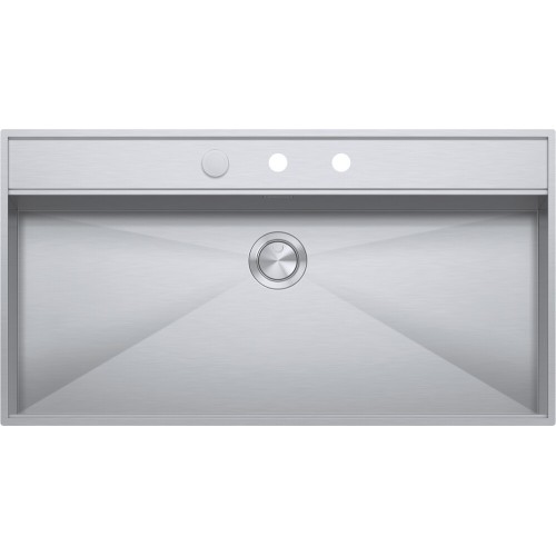 Barazza Single bowl sink FLEXI 1LFX101 satin stainless steel finish 105x56 cm