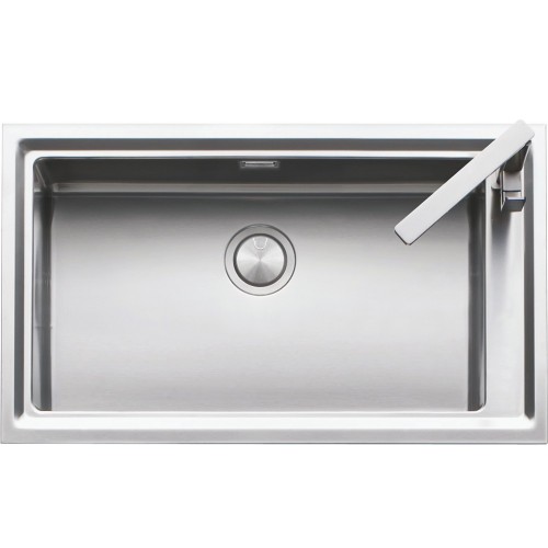 Barazza Single bowl sink EASY 1LES91R satin stainless steel finish 86x50 cm