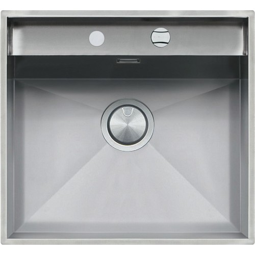 Barazza Lavello una vasca LAB 1LLB61 finitura inox satinato da 57x51 cm
