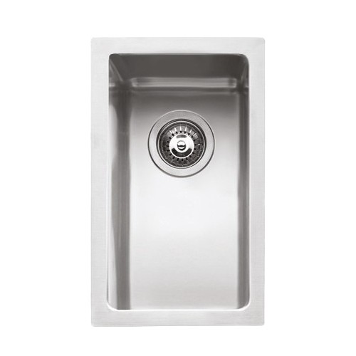 Barazza Évier 1 bac sous plan QUADRA R15 1x1840S finition inox satiné 18x40 cm