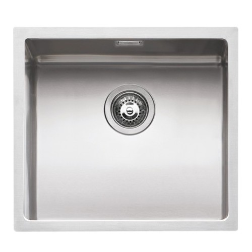 Barazza Fregadero bajo encimera de una cubeta QUADRA R15 1x4540S acabado acero inoxidable satinado 45x40 cm