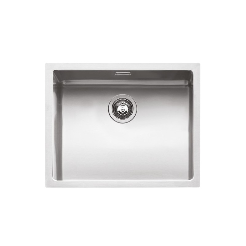  PRONTA CONSEGNA - Barazza Lavello una vasca QUADRA R15 1x5040I finitura inox satinato da 50x40 cm