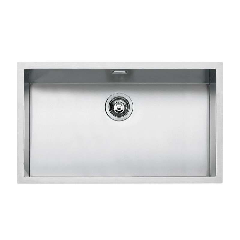  Barazza Fregadero de un seno QUADRA R15 1x7040I acabado acero inoxidable satinado 71x40 cm