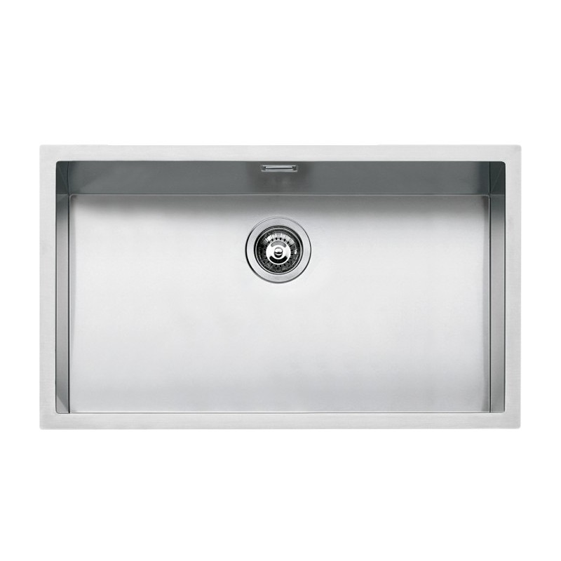  Barazza Single bowl sink QUADRA R15 1x7040I satin stainless steel finish 71x40 cm