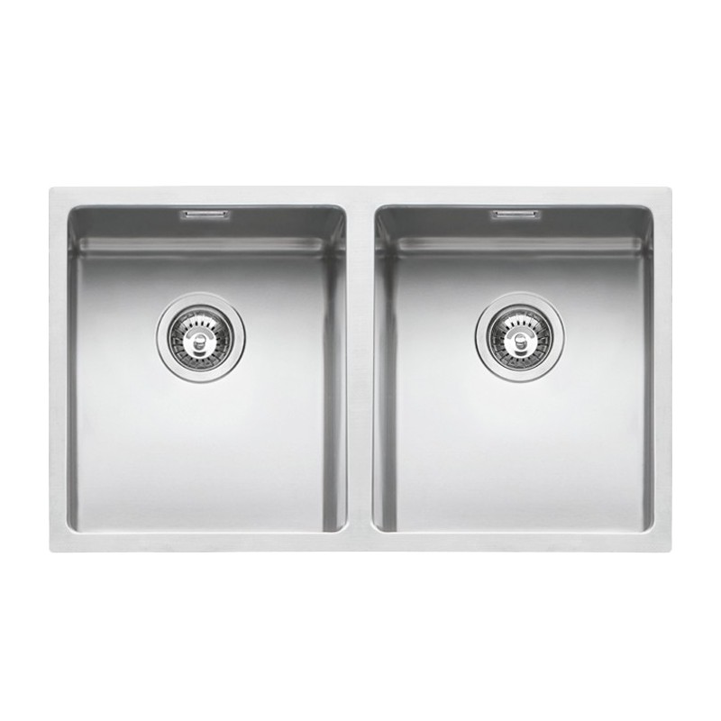  PRONTA CONSEGNA - Barazza Lavello una vasca QUADRA R15 1x842I finitura inox satinato da 75x44 cm