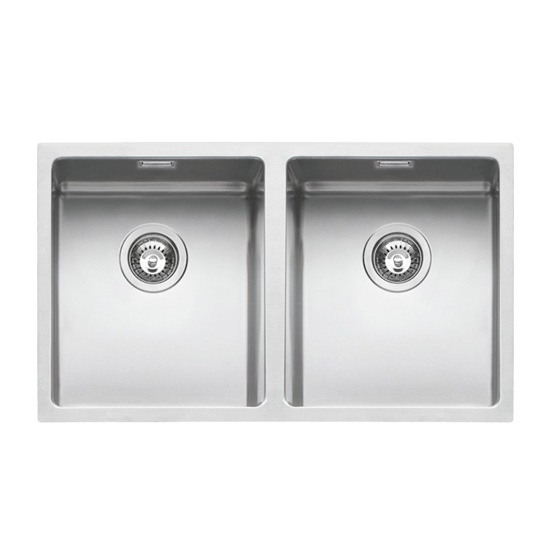  Barazza Single bowl sink QUADRA R15 1x842I satin stainless steel finish 75x44 cm