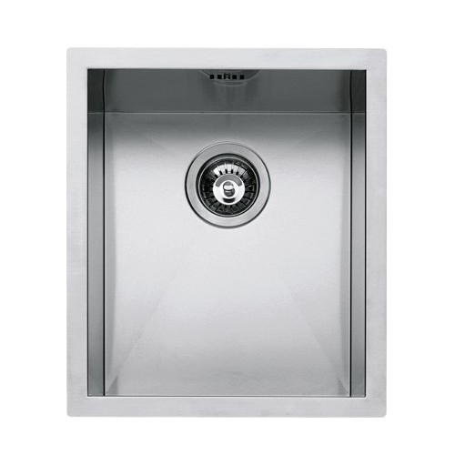Barazza Lavello una vasca QUADRA R0 1Q3440I finitura inox satinato da 34x40 cm