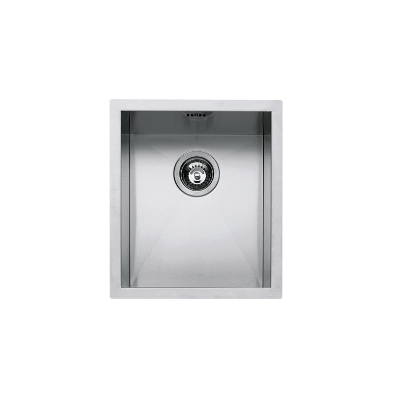  Barazza Évier simple bac QUADRA R0 1Q3440I finition inox satiné 34x40 cm