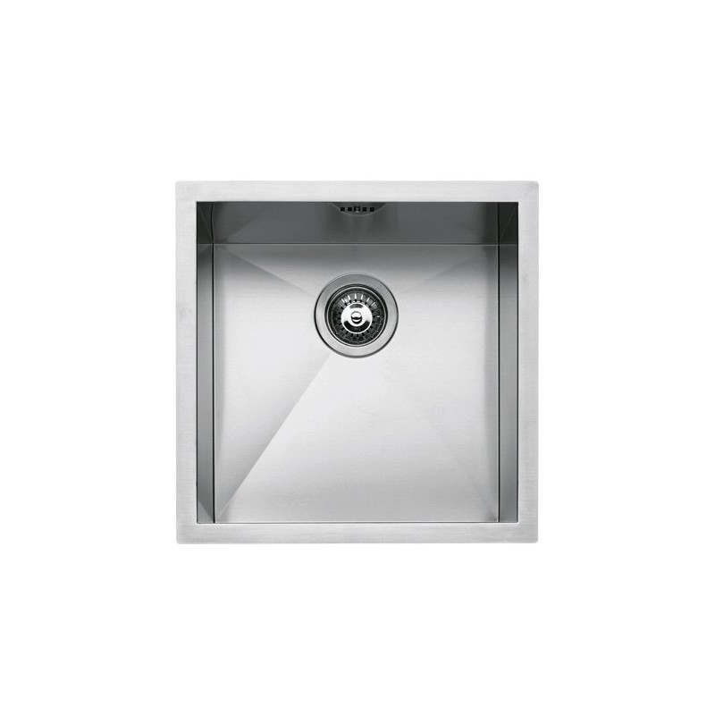  Barazza Single bowl sink QUADRA R0 1Q4040I 40x40 cm satin stainless steel finish