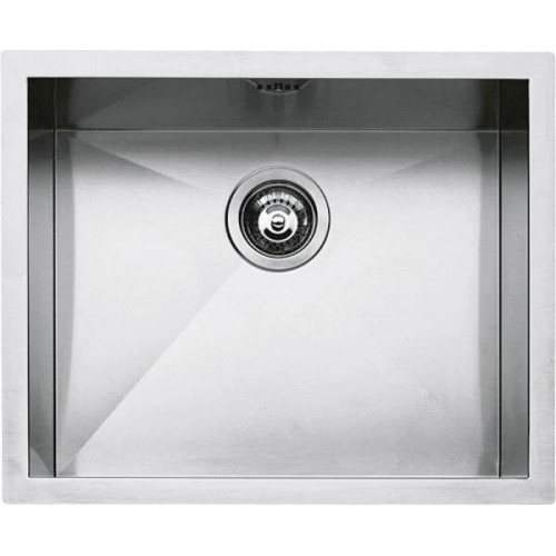 PRONTA CONSEGNA - Barazza Lavello una vasca QUADRA R0 1Q5040I finitura inox satinato da 50x40 cm