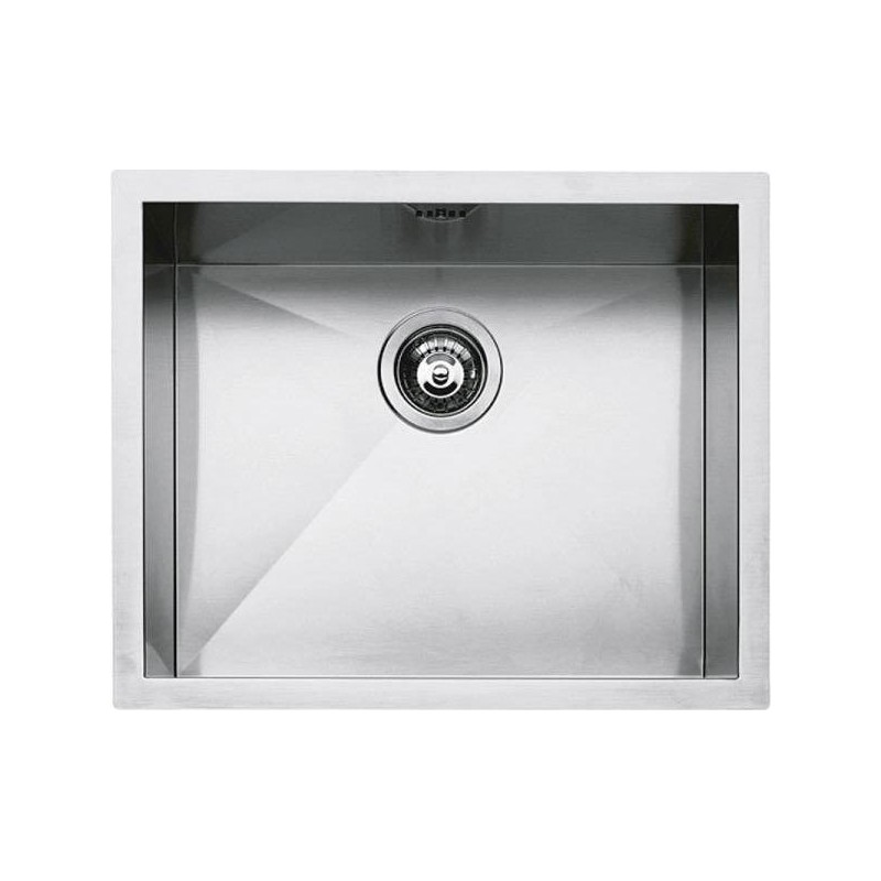  Barazza Single bowl sink QUADRA R0 1Q5040I satin stainless steel finish 50x40 cm