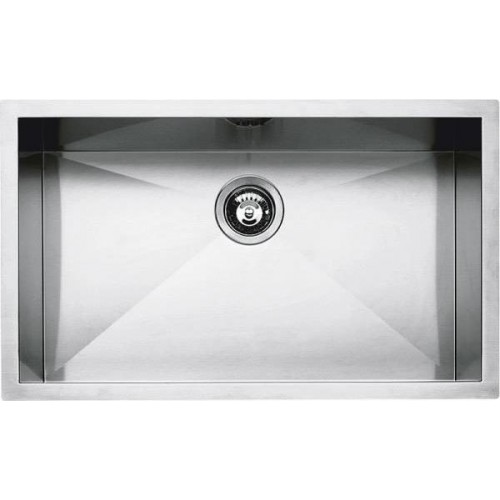 Barazza Lavello una vasca QUADRA R0 1Q5040I finitura inox satinato da 70x40 cm