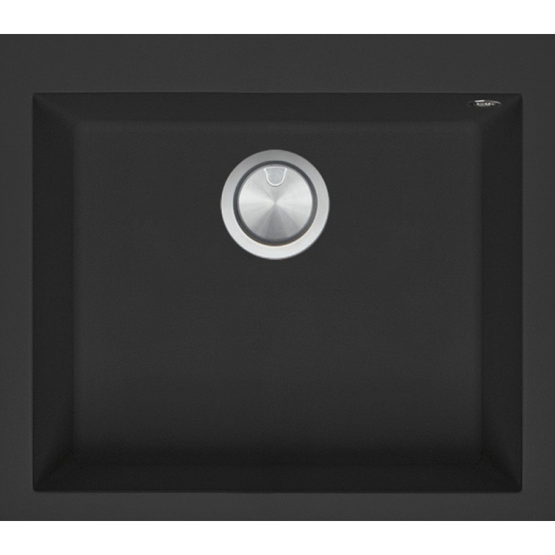  Barazza Single bowl sink SOUL 1LSO61N black b_granite finish 57x50 cm