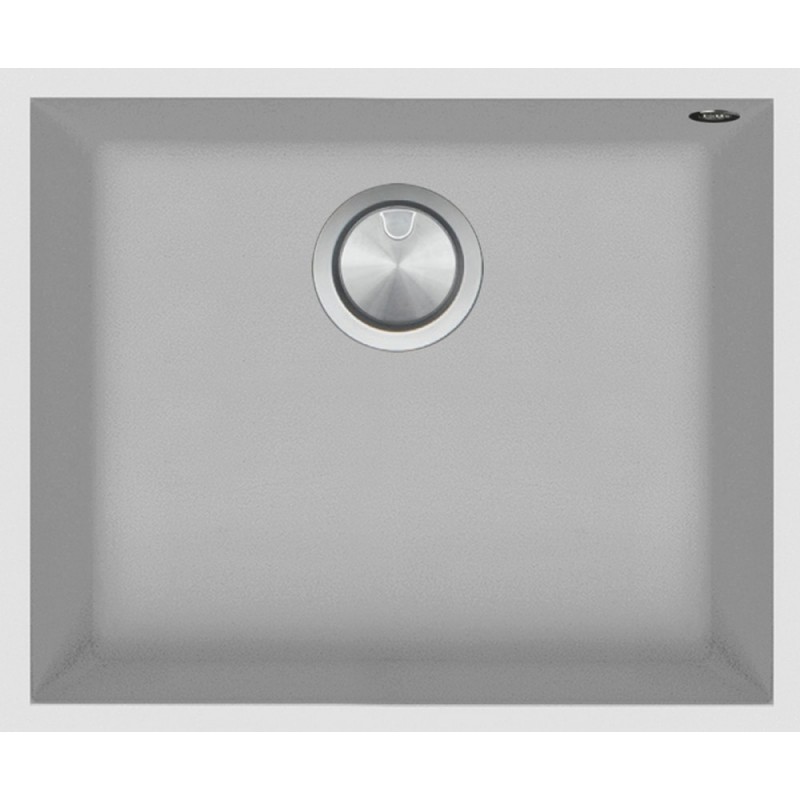  Barazza Single bowl undermount sink SOUL 1QSO61BS b_granite white finish 50x40 cm