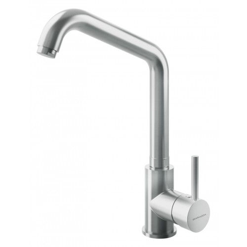 Barazza Single lever mixer SELECT TWO 1RUBMS2 satin stainless steel finish