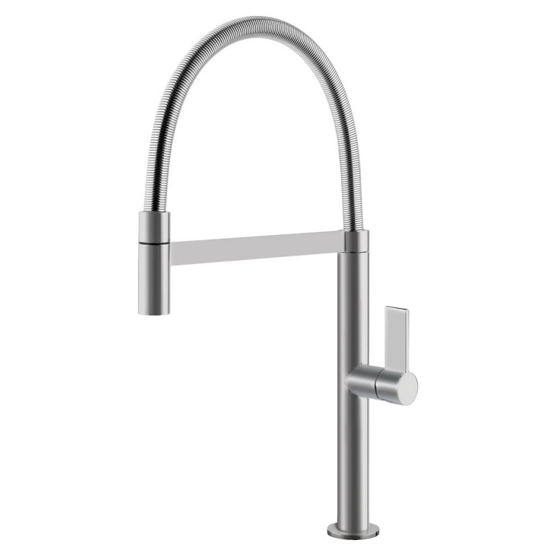  PRONTA CONSEGNA - Barazza Miscelatore FLEXI 1RUBMFX finitura inox satinato