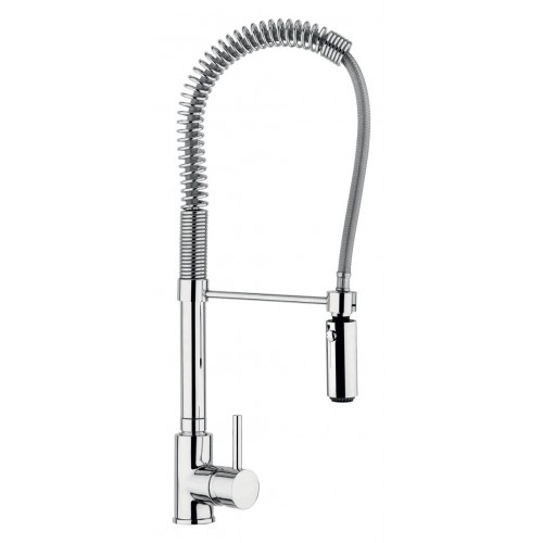 Barazza SPRING mixer with shower 1RUBMSGC chromed stainless steel finish