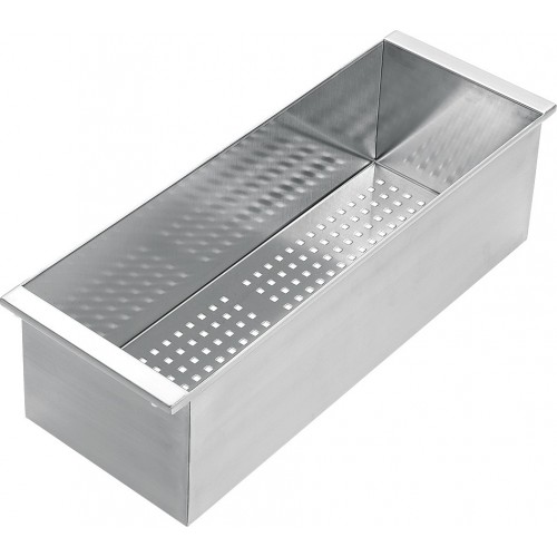 Barazza Vaschetta forata 1VBF finitura inox da 15x41x12h cm