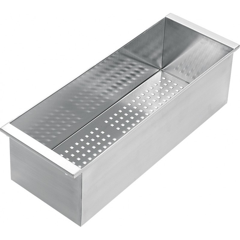  Barazza Vaschetta forata 1VBF finitura inox da 15x41x12h cm