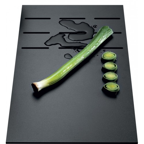 PRONTA CONSEGNA - Barazza Tagliere gocciolato multiuso 1TGMD finitura HPL nero da 40x24 cm