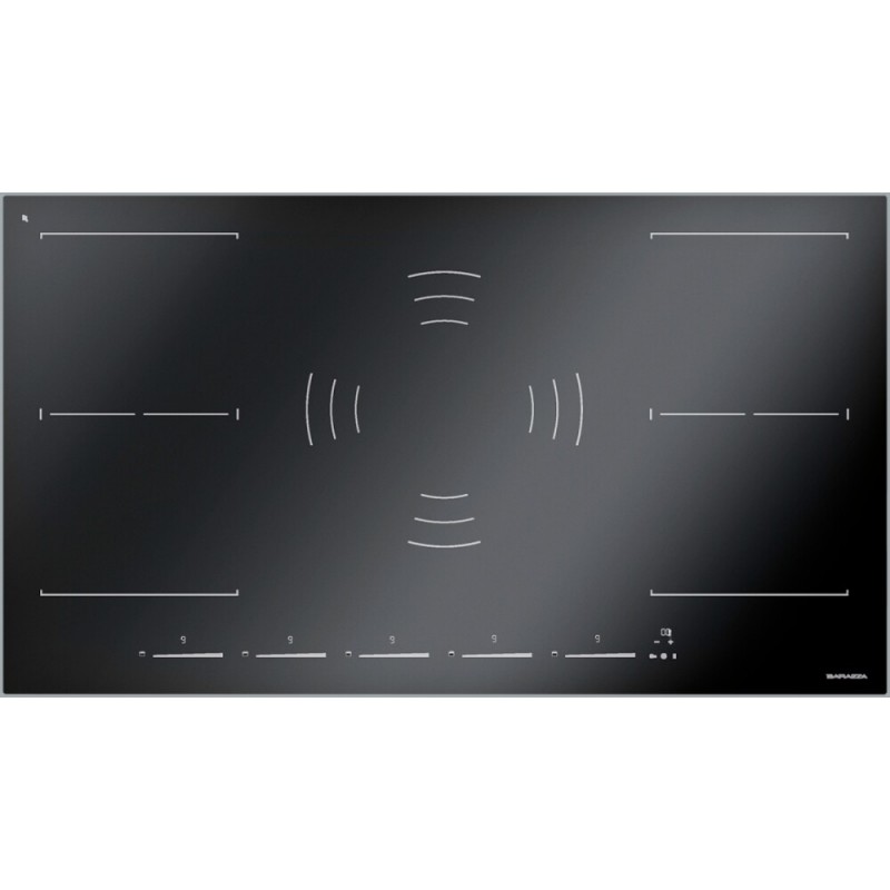  Table de cuisson à induction Barazza KASAI SPACE 1PKS90N en vitrocéramique noire 91 cm