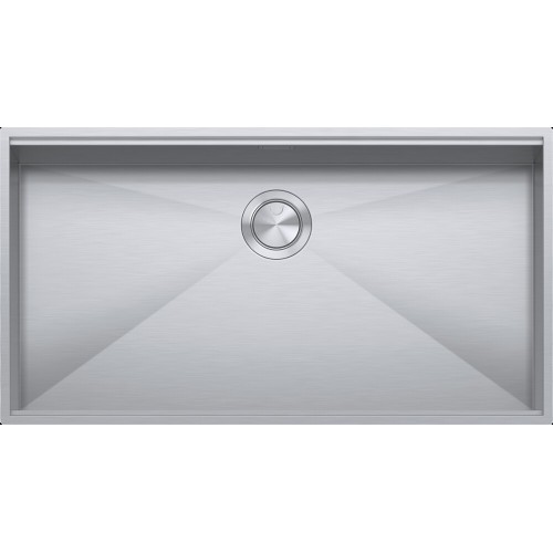 Barazza Lavello una vasca FLEXI R0 1QA841I finitura inox satinato da 80x46 cm