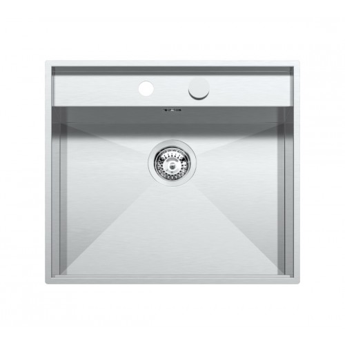 Barazza Lavello una vasca LAB 1LLB616 finitura inox AISI 316 satinato da 57x51 cm