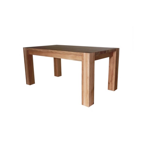 TableBello EcoNatural extendable table with solid wood structure and veneered top 140x90 cm - With 2 extensions
