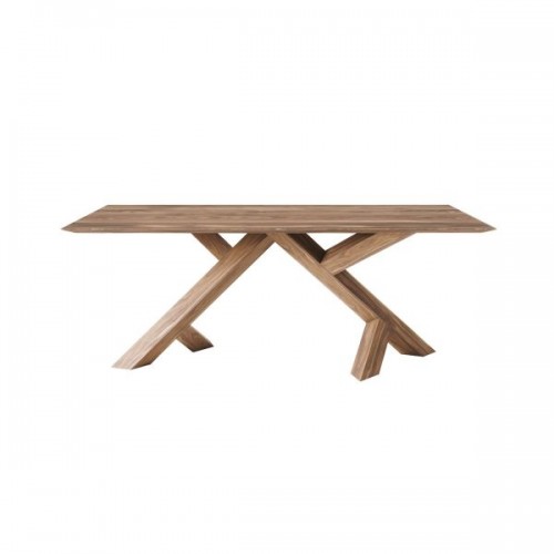 TavoloBello Tavolo fisso Air con struttura in legno e piano a scelta da 200x100 cm - VOUCHER EXTRA 5% NEL CARRELLO