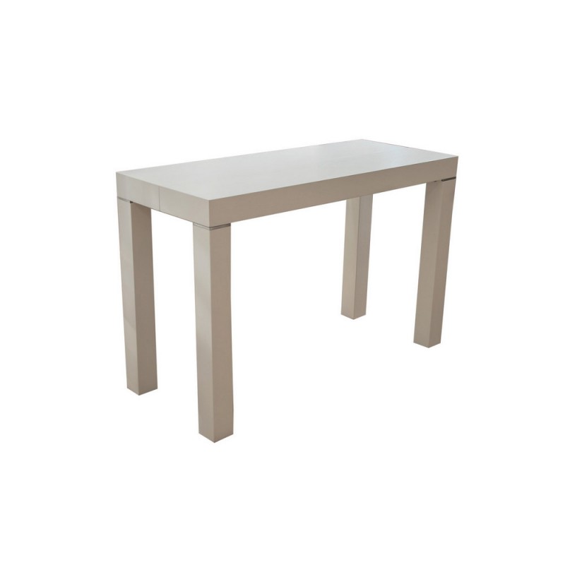  TableBello Table extensible Consolle avec structure en bois et plateau en bois 90x50 cm - Avec 2 rallonges