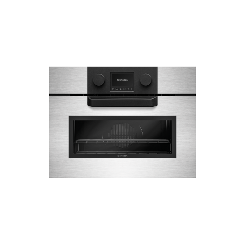 Four à micro-ondes encastrable compact Barazza ICON STEEL 1FEVSMC 60 cm finition inox satiné
